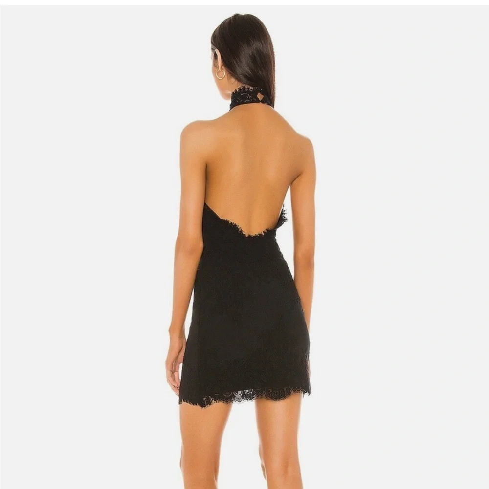 Free People Harper High Neck Halter Lace Dress (Size S) - Picture 2 of 9